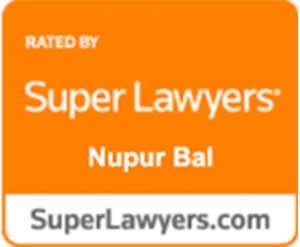 Rated By Super Lawyers | Nupur Bal | SuperLawyers.com