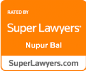 Rated by Super Lawyers Nupur Bal SuperLawyers.com
